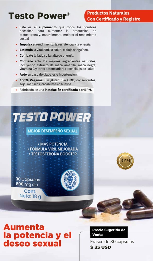TestoPower ficha de producto